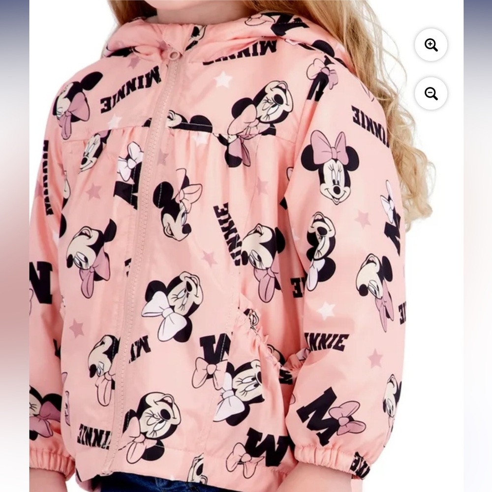 BRAND NEW Character Toddler Girl Jacket with Hood and Ears, Size 4T